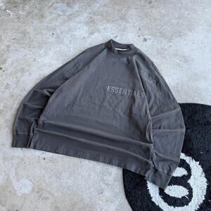Y2K Essentials Fear Of God Spellout Longsleeve
